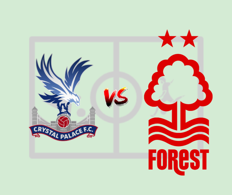 Crystal Palace vs Nottingham Forests Lineup And Live Scores