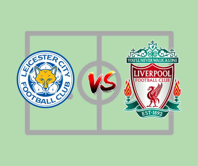 Starting lineup for Leicester City Vs Liverpool