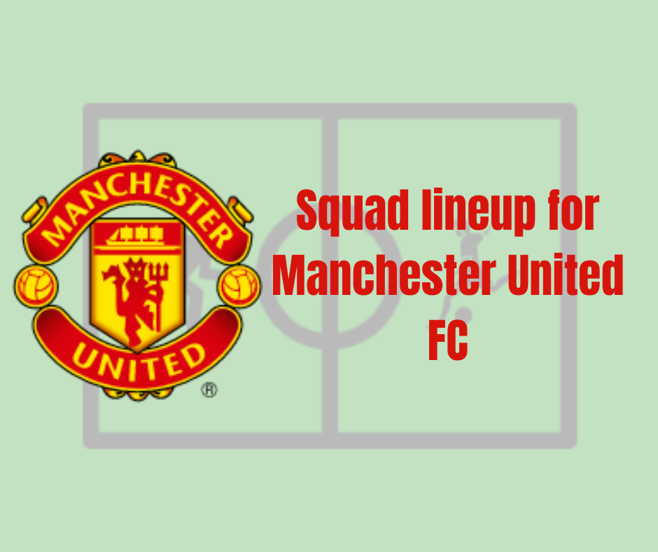 Current Squad lineup for Manchester United FC 2023