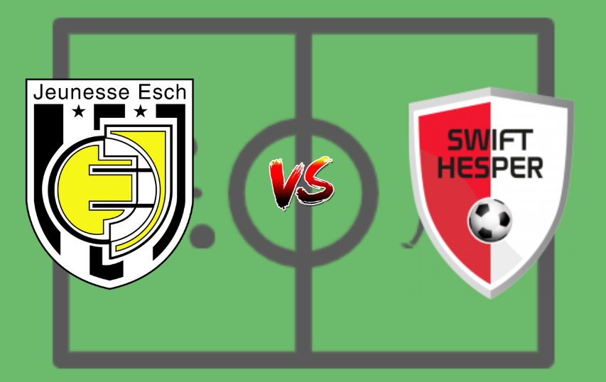 Jeunesse Esch vs Swift Hesperange lineups