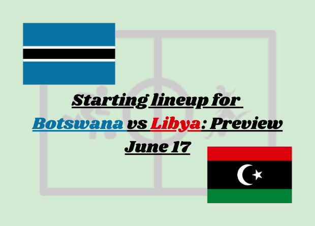 Preview on Botswana vs Libya lineups: official starting lineup Today, Africa Cup of Nations Qualification 2023