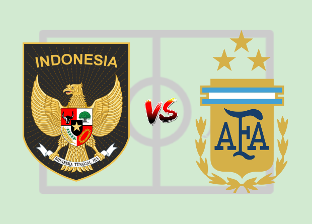 Lineups for Indonesia vs Argentina: the official National Team lineup and live scores for international friendly 2023 matches today