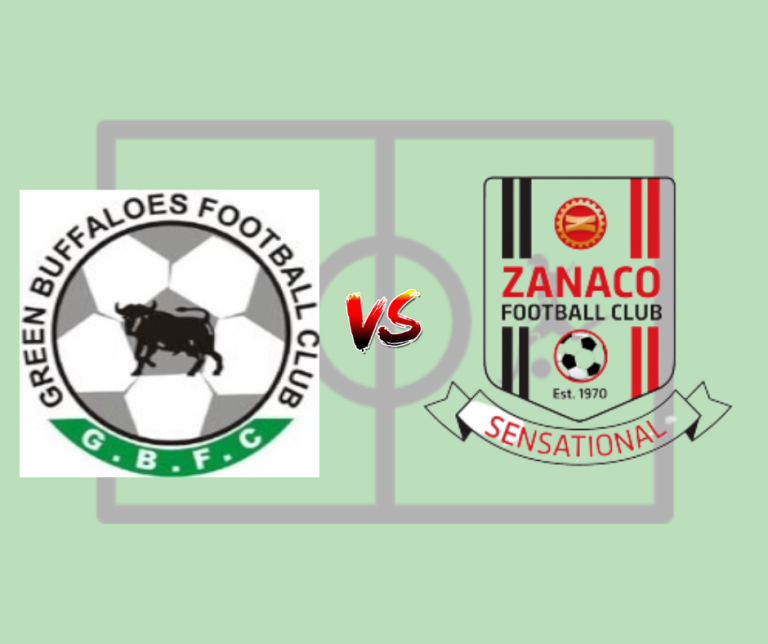 Green Buffaloes vs Zanaco Lineup