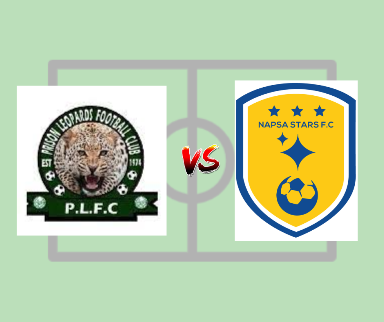Prison Leopards vs NAPSA Stars: Sterting Lineup And Results Live Score