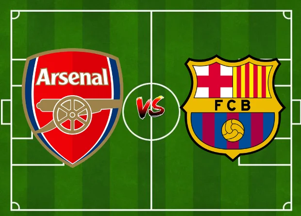 starting lineups for Arsenal vs FC Barcelona as well as results that are updated in Live Match Score.