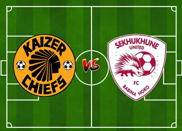 Starting Lineup For Kaizer Chiefs vs Sekhukhune United and results updated in the Live Match Score on this PSL Fixtures page today.