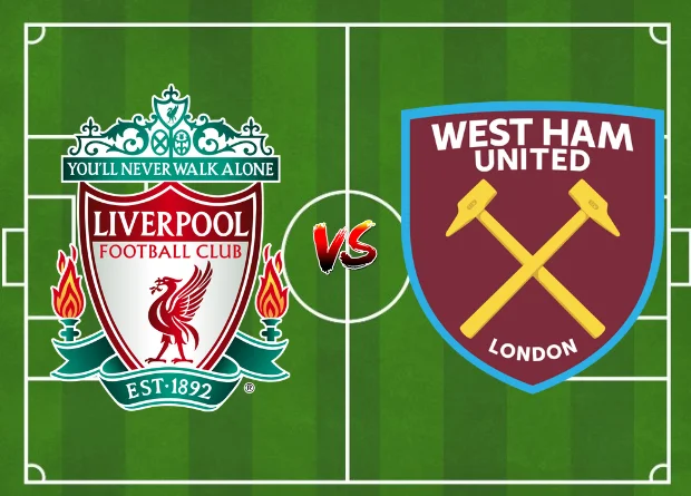 starting lineup for Liverpool vs West Ham United on this page for EPL Fixtures Today, along with results in Live Match Score.