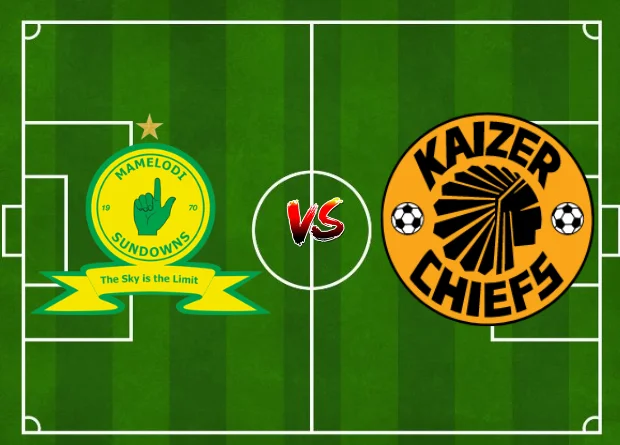 Mamelodi Sundowns vs Kaizer Chiefs starting lineup and the results as they are updated in the Live Match Score on this PSL Fixtures page today.