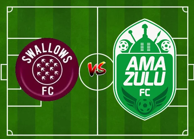Starting Lineup For Moroka Swallows vs AmaZulu FC and results updated in the Live Match Score on this PSL Fixtures page today.