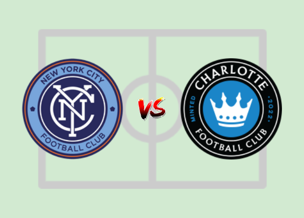 starting lineup for New York City vs Charlotte on this sports page, along with results that are updated in Live Match Score and live commentary