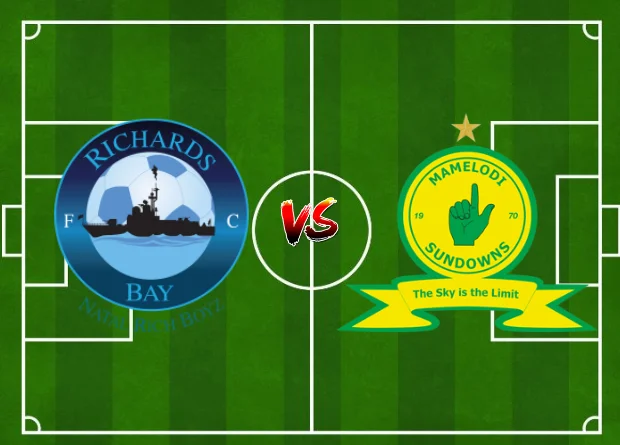 Starting Lineup For Richards Bay vs Mamelodi Sundowns and results updated in the Live Match Score on this PSL Fixtures page today.