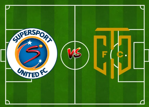 SuperSport United vs Cape Town City starting lineup and results as they are updated in the Live Match Score on this PSL Fixtures page today.