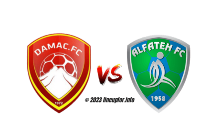 Follow the starting lineup for Dhamk vs Al Fateh and the results Live Score on this page, the match is a Saudi Arabia Pro League fixture.