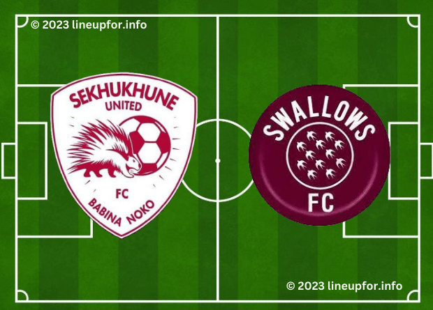 Check the Preview for Moroka Swallows Starting Lineup today Against Sekhukhune Utd, with Live PSL Match Score.