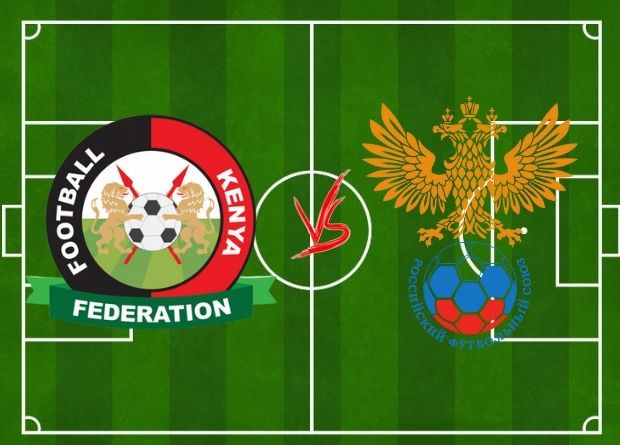 Kenya line-up International friendly match against Russia - CECAFA FOOTBALL