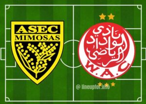 ASEC Mimosas vs Wydad Casablanca Live Score Results