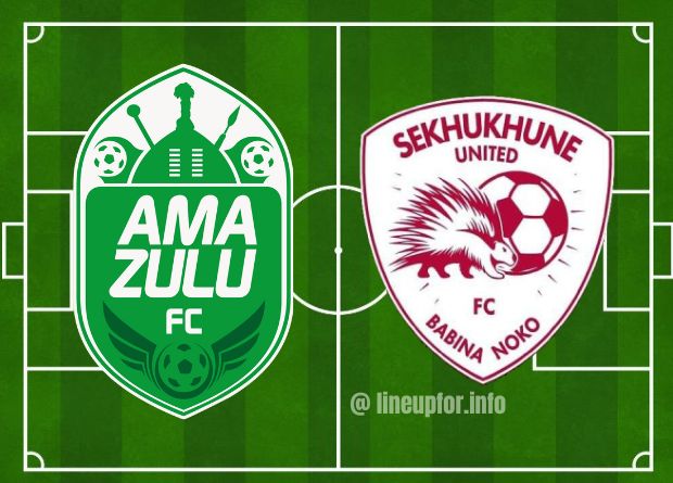 Starting lineup for AmaZulu Vs Sekhukhune United Today