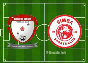 Kikosi cha Jwaneng Galaxy vs Simba SC LEO