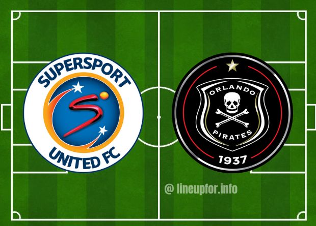 Official Starting lineup for Orlando Pirates Against SuperSport United Today