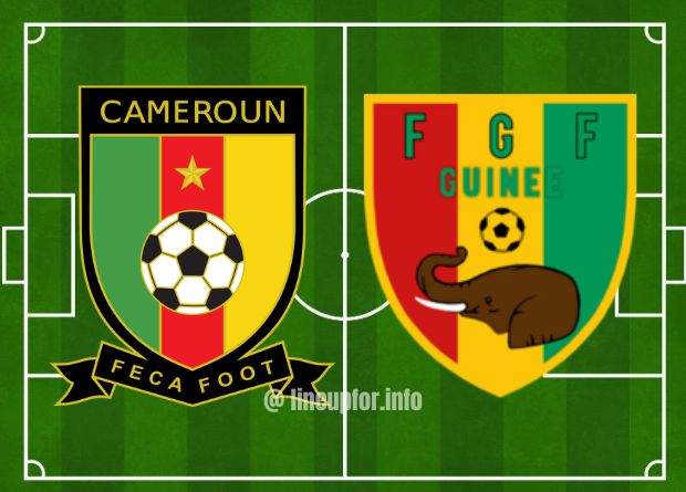 Lineup for Cameroon vs Guinea and Live Score