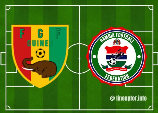 Follow the starting Lineups for Guinea vs Gambia National Football Team and Live Match Score Results, AFCON 2023. Lineup today