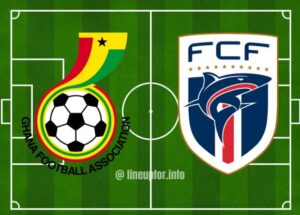 Lineup for Ghana vs Cape Verde Islands Live Score