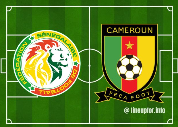 Senegal vs Cameroon National Football Team lineups, live score
