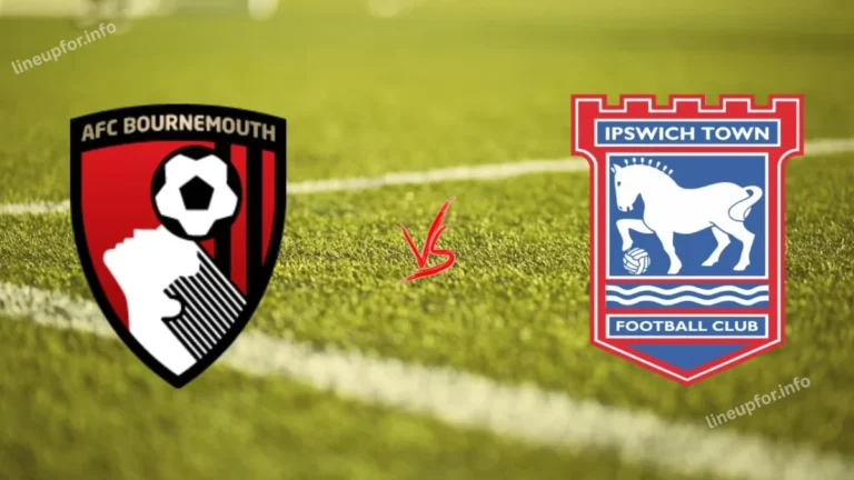 Bournemouth vs Ipswich Town Lineups, Live Scores EPL 02/04/2025
