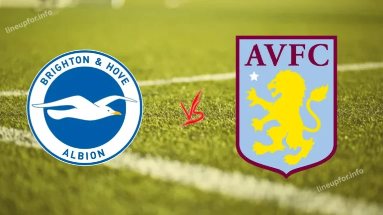 Brighton vs Aston Villa Lineups, Live Scores EPL 02/04/2025