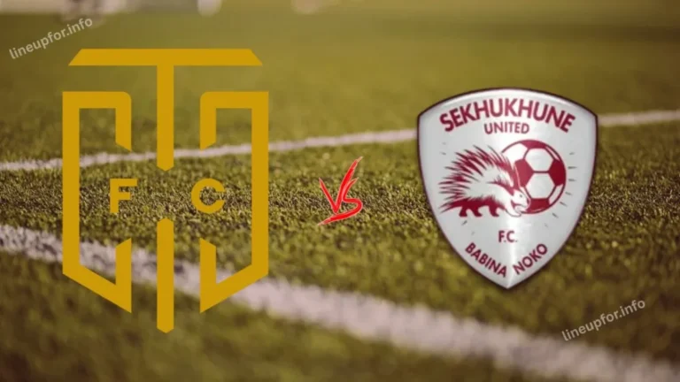 Cape Town City vs Sekhukhune United Lineups & Live Score 06/04/2025