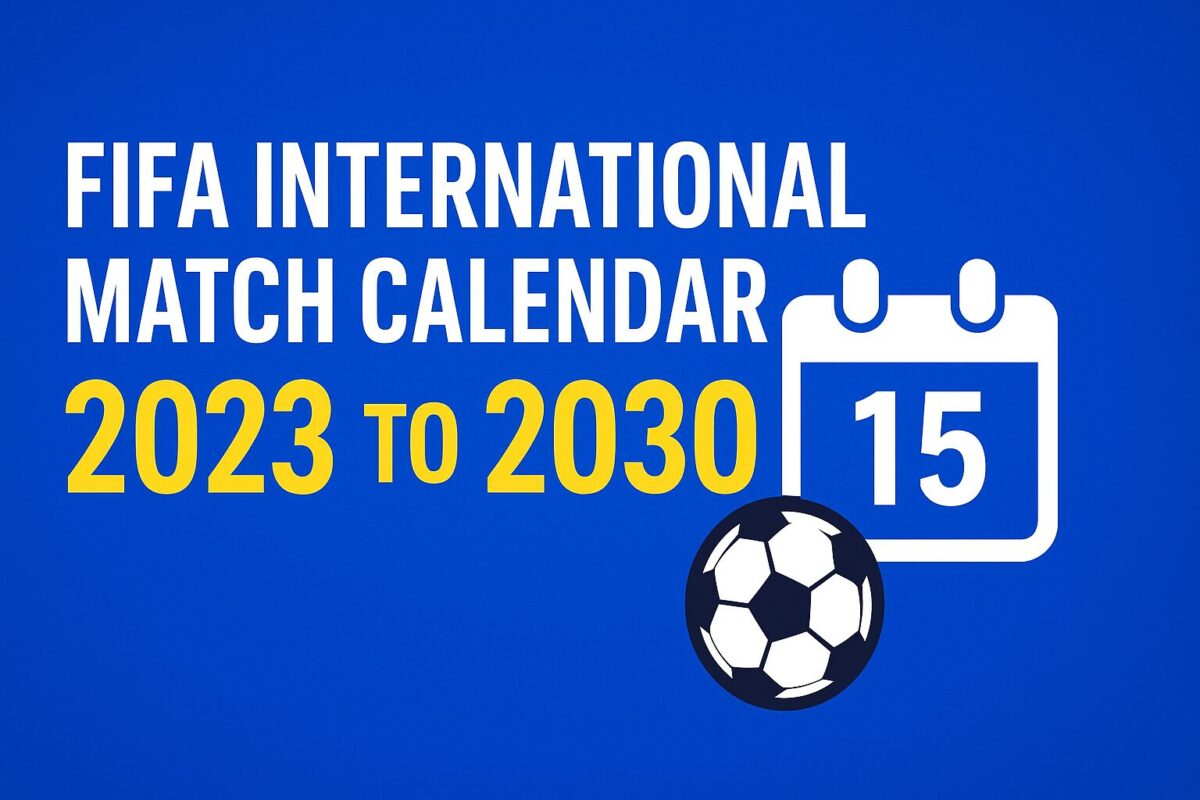FIFA International Match Calendar 2023 to 2030
