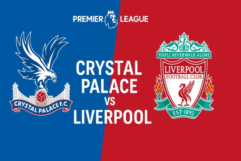 Crystal Palace vs Liverpool Starting XI, Live Score