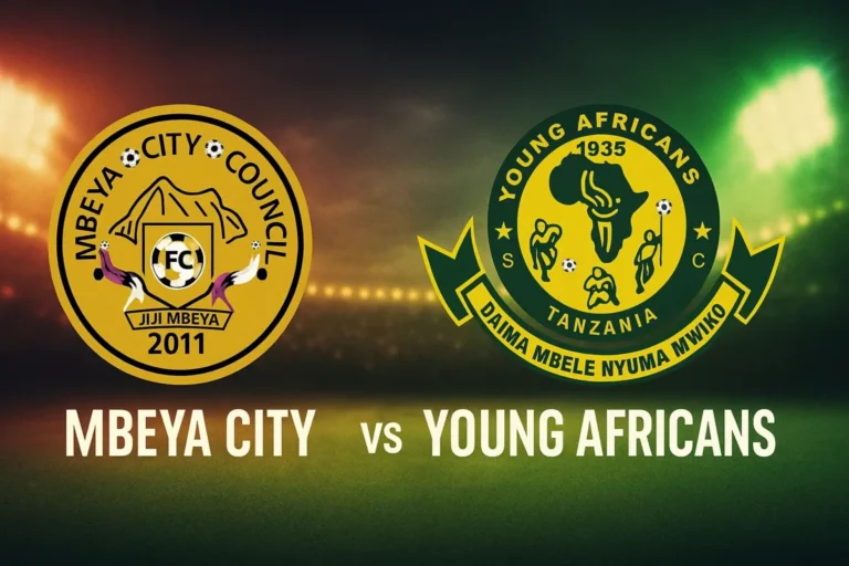 Kikosi cha Yanga SC Leo Dhidi Ya Mbeya City: Streaming links
