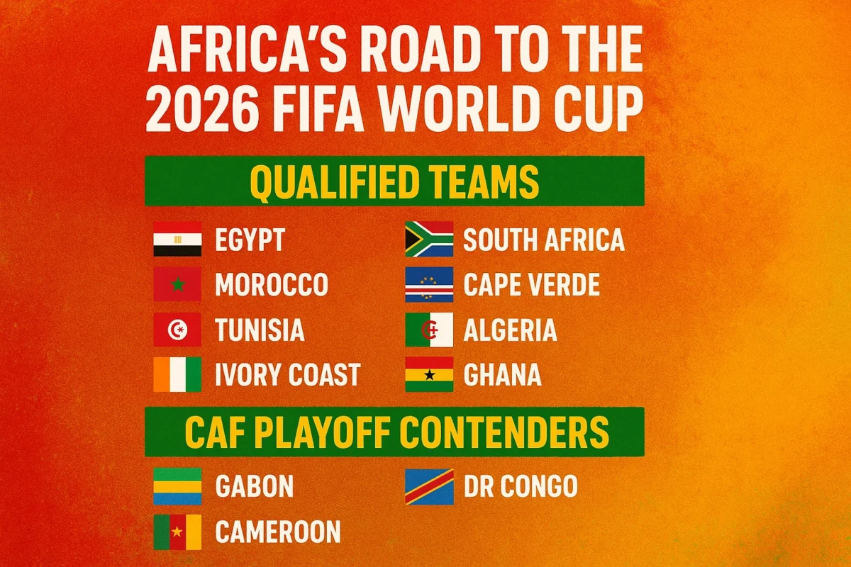 Africa FIFA World Cup Qualified Teams and CAF Playoff Race