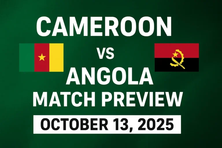 Cameroon vs Angola: WC Africa Qualification Group Stage