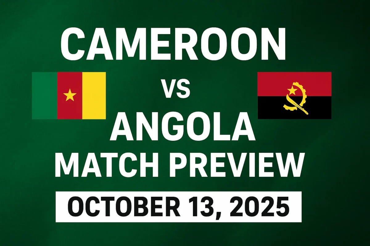 Cameroon vs Angola: WC Africa Qualification Group Stage