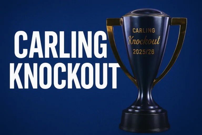 Carling Knockout 2025/26: Round of 16 Fixtures