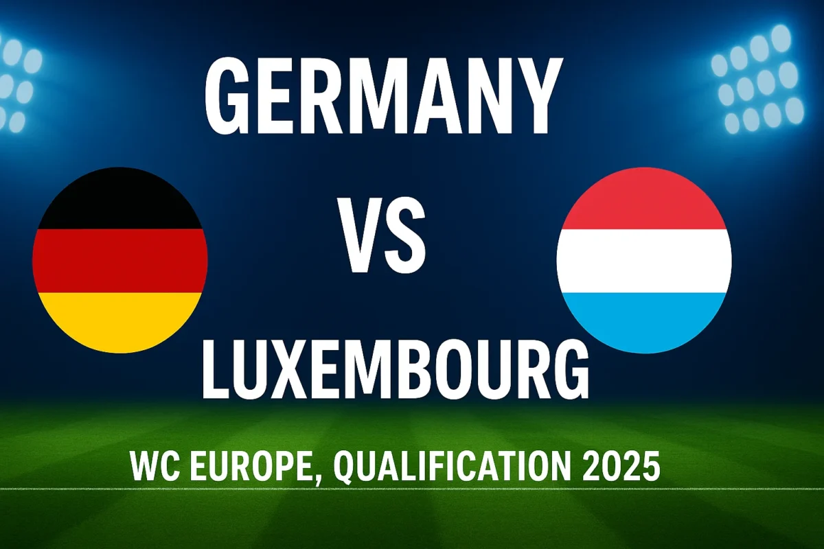 Germany vs Luxembourg: WC Europe, Qualification 2025