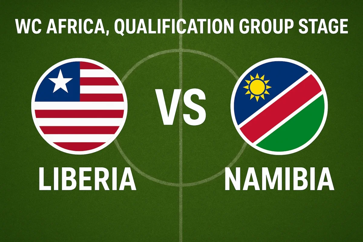 Liberia vs Namibia Starting Lineup, Live Score