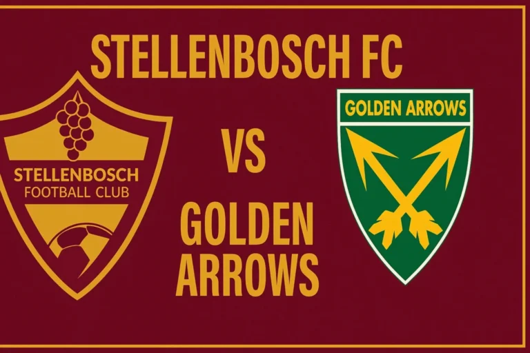 Stellenbosch vs Golden Arrows Line Up, Live Score