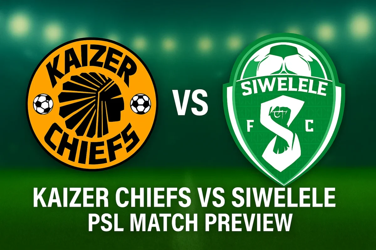 Kaizer Chiefs Starting Line up Vs Siwele and Live Score