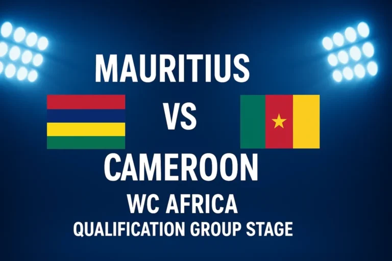 Mauritius vs Cameroon: WC Africa, Qualification Group Stage