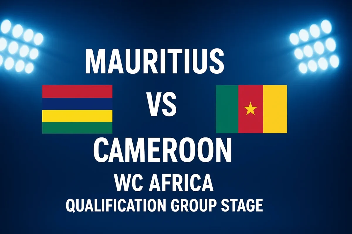 Mauritius vs Cameroon: WC Africa, Qualification Group Stage