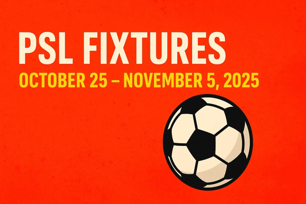 Upcoming PSL Fixtures: October 25 – November 5, 2025