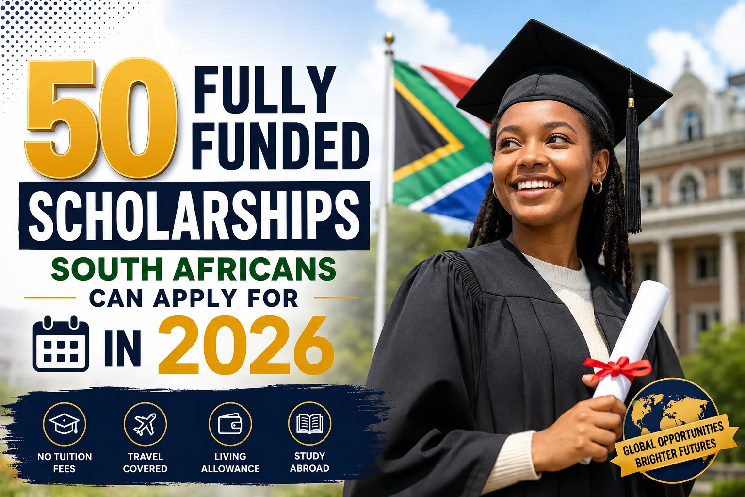 50 Fully Funded Scholarships South Africans Can Apply for in 2026
