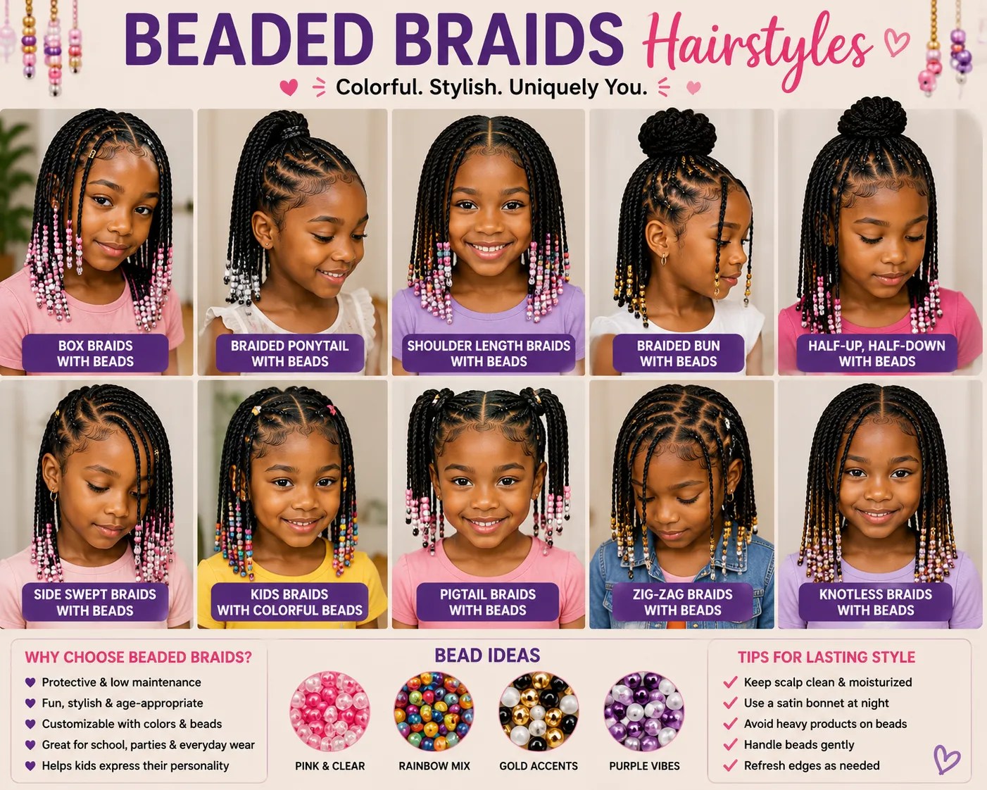 Beaded Braids for Kids