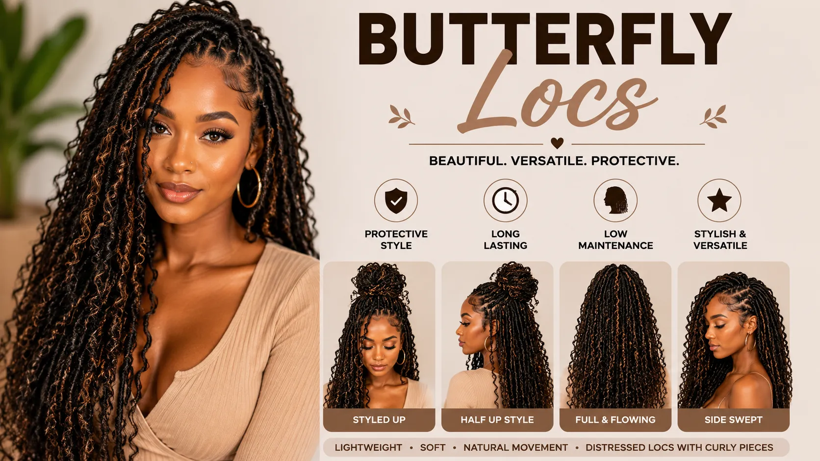 Butterfly locks