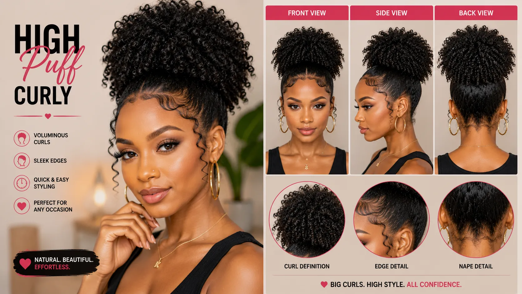 High Puff Hairstyle